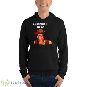 Gunsmoke Hero Shirt 9 Gunsmoke Hero Shirt - Unisex Fleece Pullover Hoodie