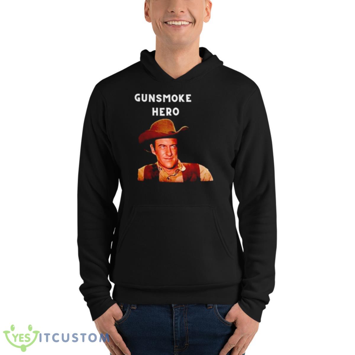 Gunsmoke Hero Shirt 13 Gunsmoke Hero Shirt - Unisex Fleece Pullover Hoodie