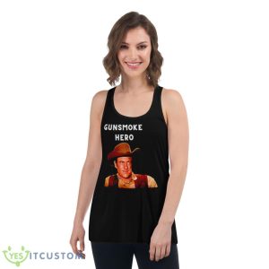 Gunsmoke Hero Shirt 10 Gunsmoke Hero Shirt - Women's Flowy Racerback Tank