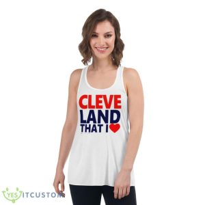Gv Art Apparel Cleveland That I Love Shirt - Women's Flowy Racerback Tank