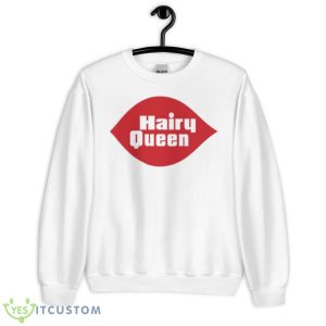 Hairy Queen Parody Logo Remastered Shirt - Unisex Heavy Blend Crewneck Sweatshirt