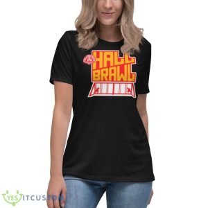 Hall Brawl Shirt 11 Hall Brawl Shirt - Women's Relaxed Short Sleeve Jersey Tee