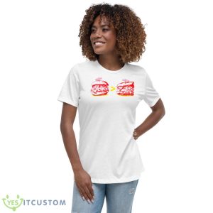 Hamburger Bar B Que Cheesesteak Shirt - Women's Relaxed Short Sleeve Jersey Tee