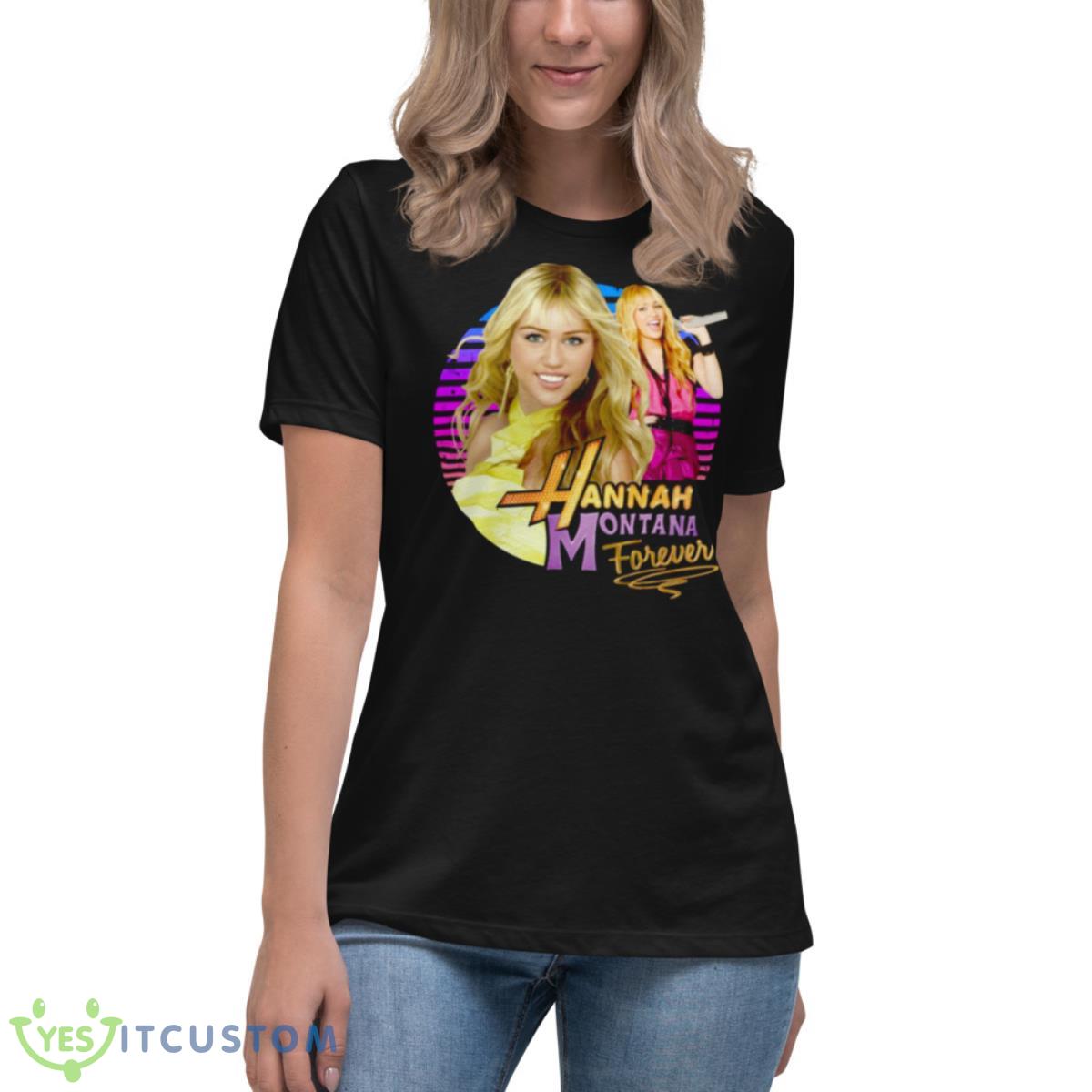 Hannah Montana Still Sitting Quietly Shirt 6 Hannah Montana Still Sitting Quietly Shirt - Women's Relaxed Short Sleeve Jersey Tee
