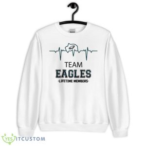 Heartbeat Team Eagles Lifetime Members Shirt - Unisex Heavy Blend Crewneck Sweatshirt