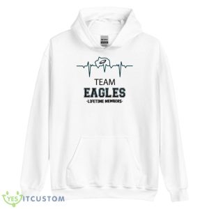 Heartbeat Team Eagles Lifetime Members Shirt - Unisex Heavy Blend Hooded Sweatshirt
