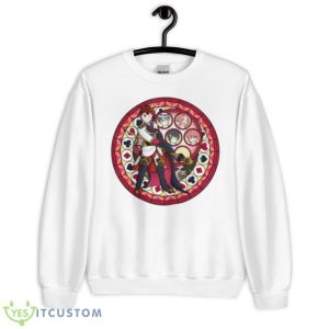 Heartslabyul Stained Glass Riddle Rosehearts Shirt - Unisex Heavy Blend Crewneck Sweatshirt