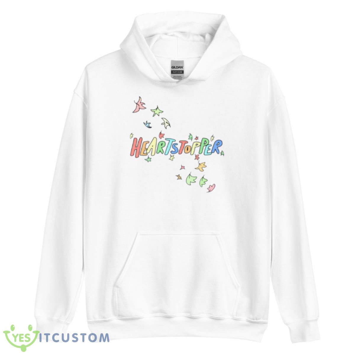 Heartstopper Leaves Autunm Logo Shirt 3 Heartstopper Leaves Autunm Logo Shirt - Unisex Heavy Blend Hooded Sweatshirt