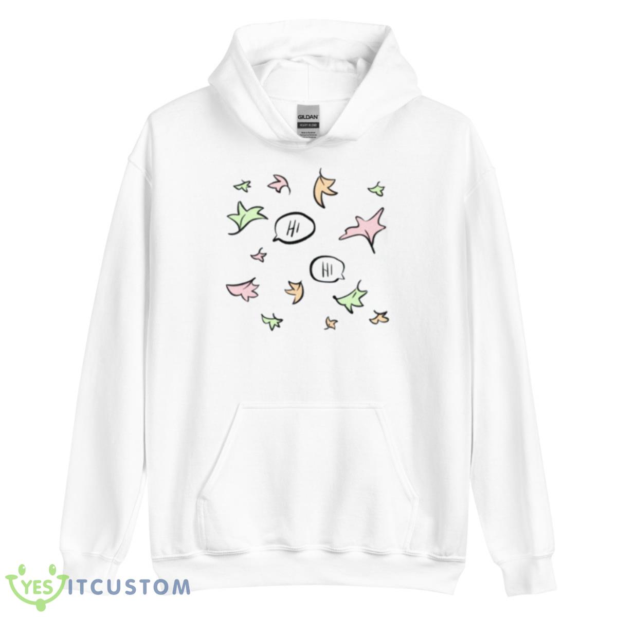 Heartstopper Netflix Nick Charlie Greeting Leaves Shirt 3 Heartstopper Netflix Nick Charlie Greeting Leaves Shirt - Unisex Heavy Blend Hooded Sweatshirt