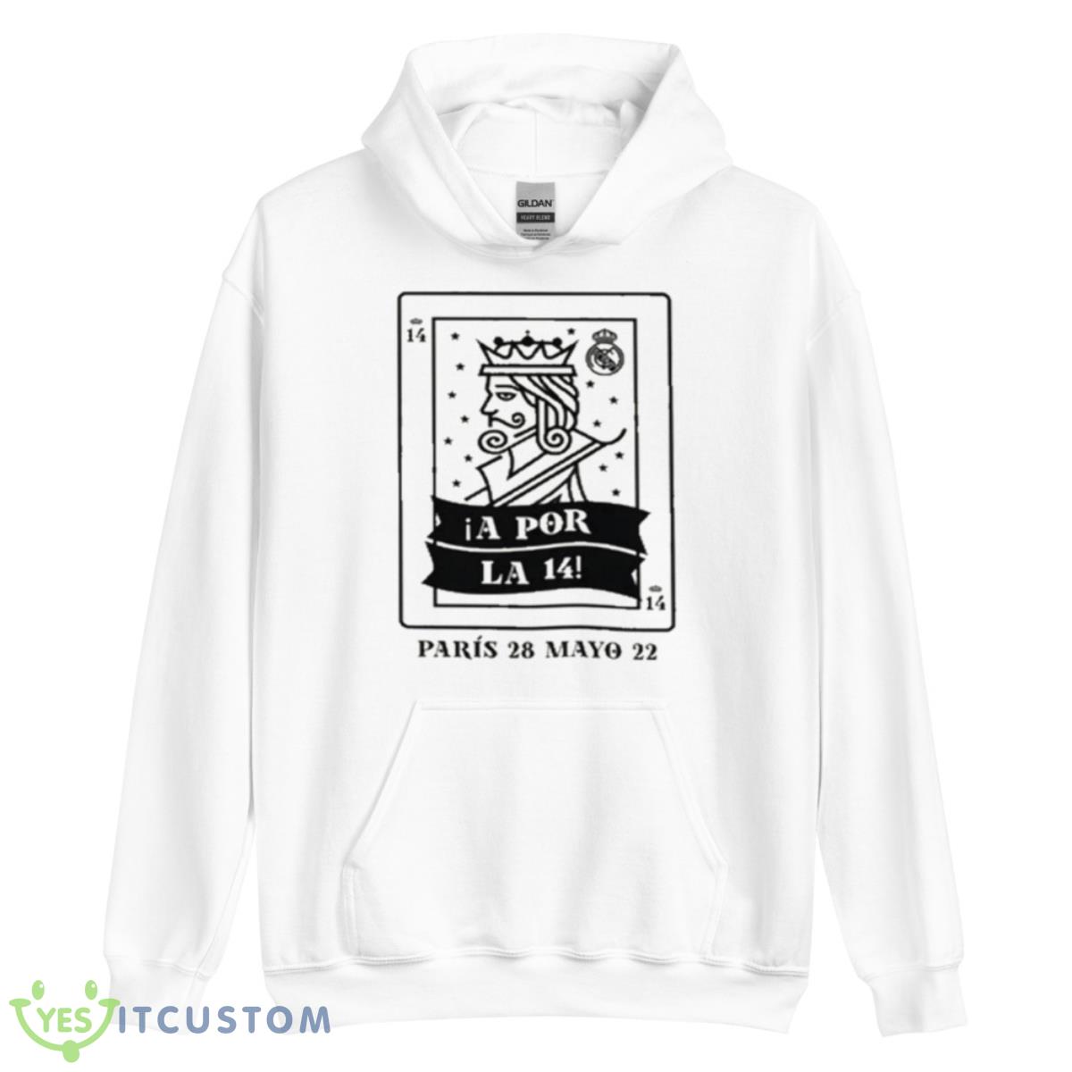 Herren A Por LA 14 Weißes Trendy Shirt 3 Herren A Por LA 14 Weißes Trendy Shirt - Unisex Heavy Blend Hooded Sweatshirt