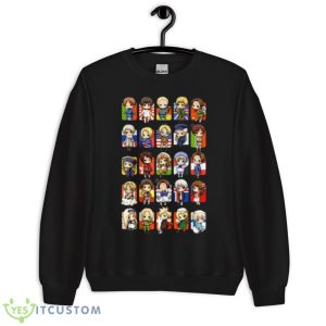 Hetalia Axis Powers Country Group Shirt 8 Hetalia Axis Powers Country Group Shirt - Unisex Crewneck Sweatshirt