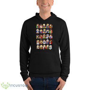 Hetalia Axis Powers Country Group Shirt 9 Hetalia Axis Powers Country Group Shirt - Unisex Fleece Pullover Hoodie