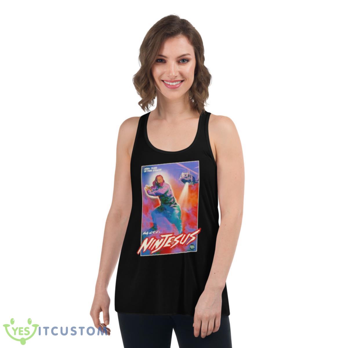 Holy Shit It’s NinJesus Shirt 5 Holy Shit It’s NinJesus Shirt - Women's Flowy Racerback Tank