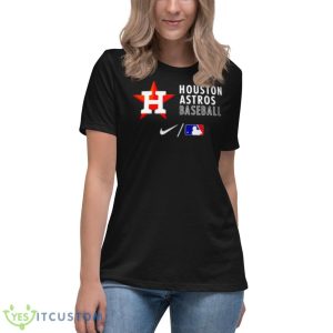 Houston Astros Baseball Nike Shirt 11 Houston Astros Baseball Nike Shirt - Women's Relaxed Short Sleeve Jersey Tee