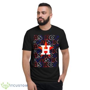 Houston Astros Letterman Shirt 7 Houston Astros Letterman Shirt - Short Sleeve T-Shirt