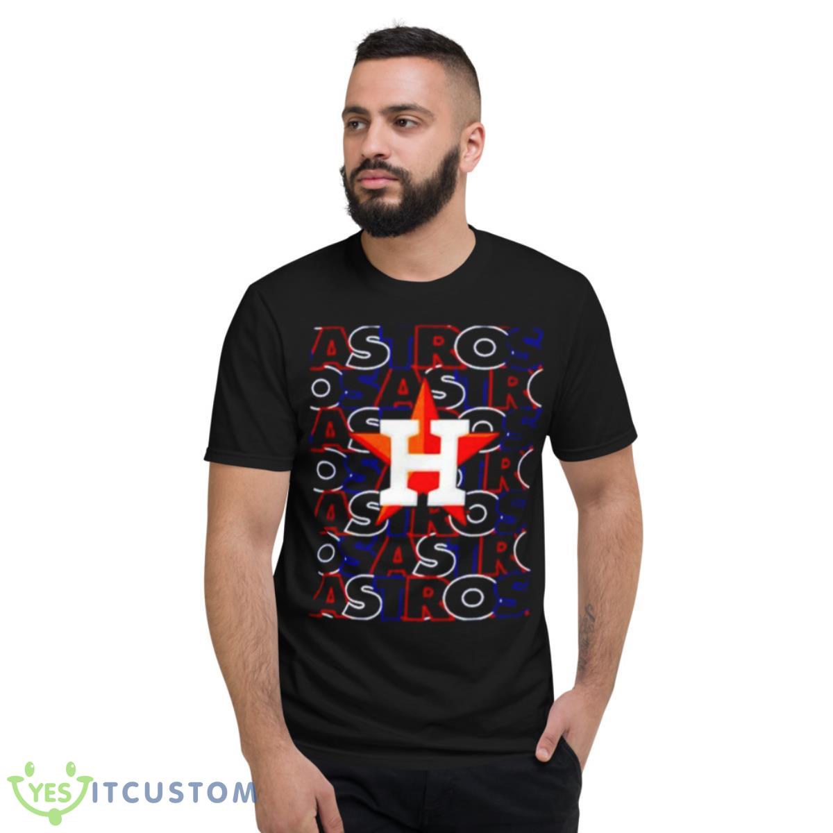 Houston Astros Letterman Shirt 2 Houston Astros Letterman Shirt - Short Sleeve T-Shirt