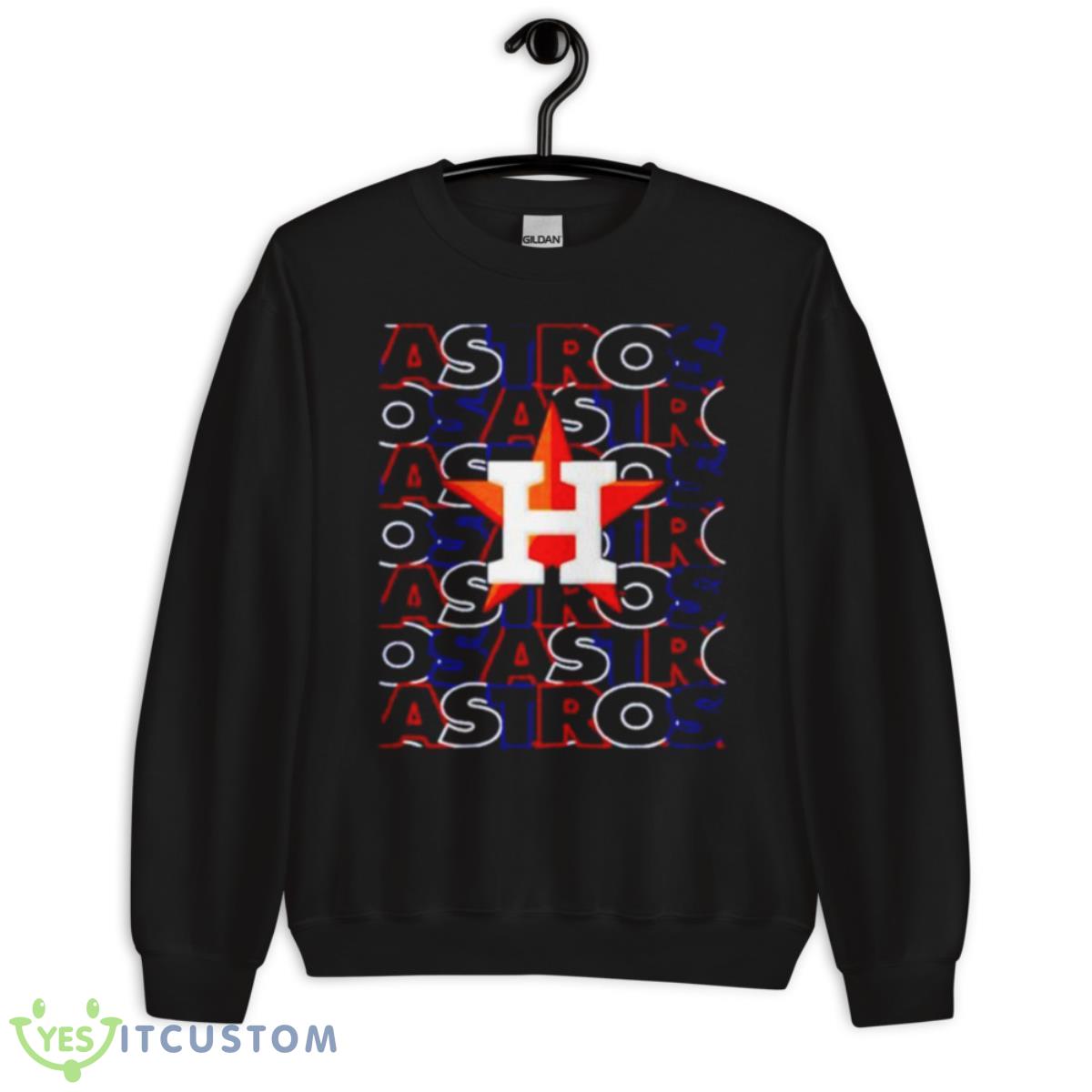 Houston Astros Letterman Shirt 3 Houston Astros Letterman Shirt - Unisex Crewneck Sweatshirt