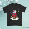 Houston Texans Santa Snoopy Brings Christmas To Town Shirt Product Photo 1