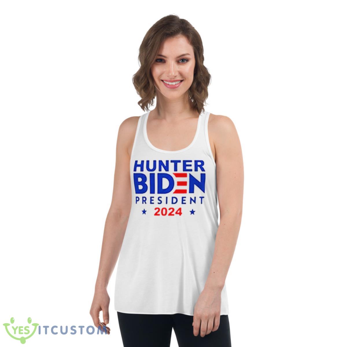 Hunter Biden President 2024 Shirt 4 Hunter Biden President 2024 Shirt - Women's Flowy Racerback Tank