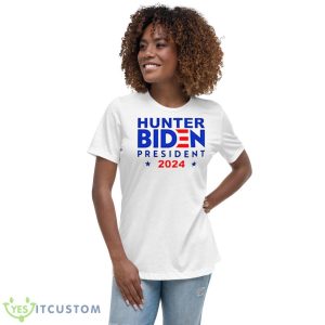 Hunter Biden President 2024 Shirt 9 Hunter Biden President 2024 Shirt - Women's Relaxed Short Sleeve Jersey Tee