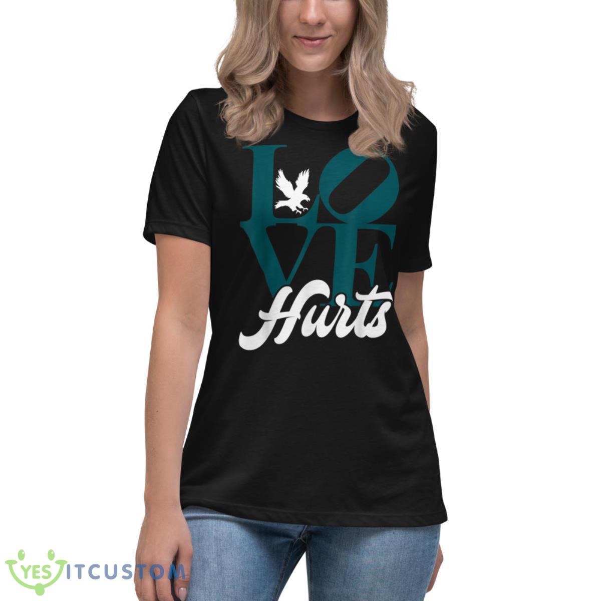 Hurts So Good Eagles Fan - Love Hurts Eagles Fan Vintage Shirt 6 Hurts So Good Eagles Fan - Love Hurts Eagles Fan Vintage Shirt - Women's Relaxed Short Sleeve Jersey Tee