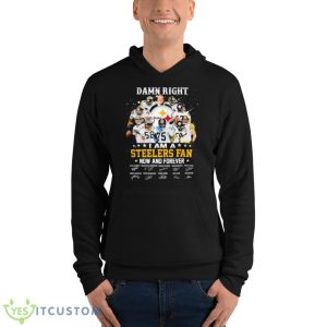I Am A Steelers Fan Damn Right Now And Forever Signature Shirt 9 I Am A Steelers Fan Damn Right Now And Forever Signature Shirt - Unisex Fleece Pullover Hoodie