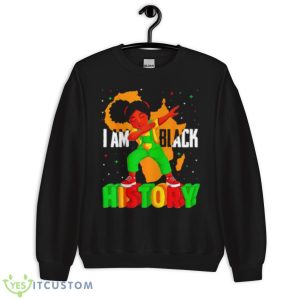 I Am Black History Kids Girls Women Black History Month Shirt - Unisex Crewneck Sweatshirt