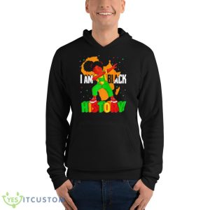 I Am Black History Kids Girls Women Black History Month Shirt - Unisex Fleece Pullover Hoodie