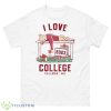 I Love College Wisconsin 2023 Shirt - 500 Men’s Classic Tee Gildan
