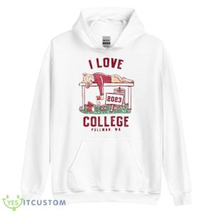 I Love College Wisconsin 2023 Shirt - Unisex Heavy Blend Hooded Sweatshirt