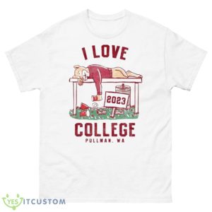 I Love College Wisconsin 2023 Shirt - 500 Men’s Classic Tee Gildan