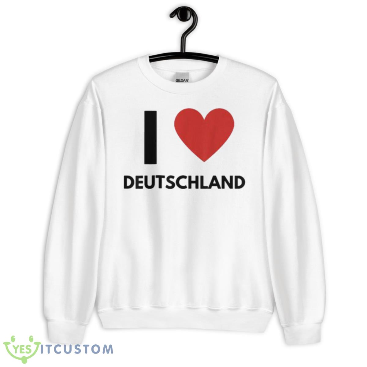 I Love Deutschland Fan Ich Liebe Germany Shirt 2 I Love Deutschland Fan Ich Liebe Germany Shirt - Unisex Heavy Blend Crewneck Sweatshirt