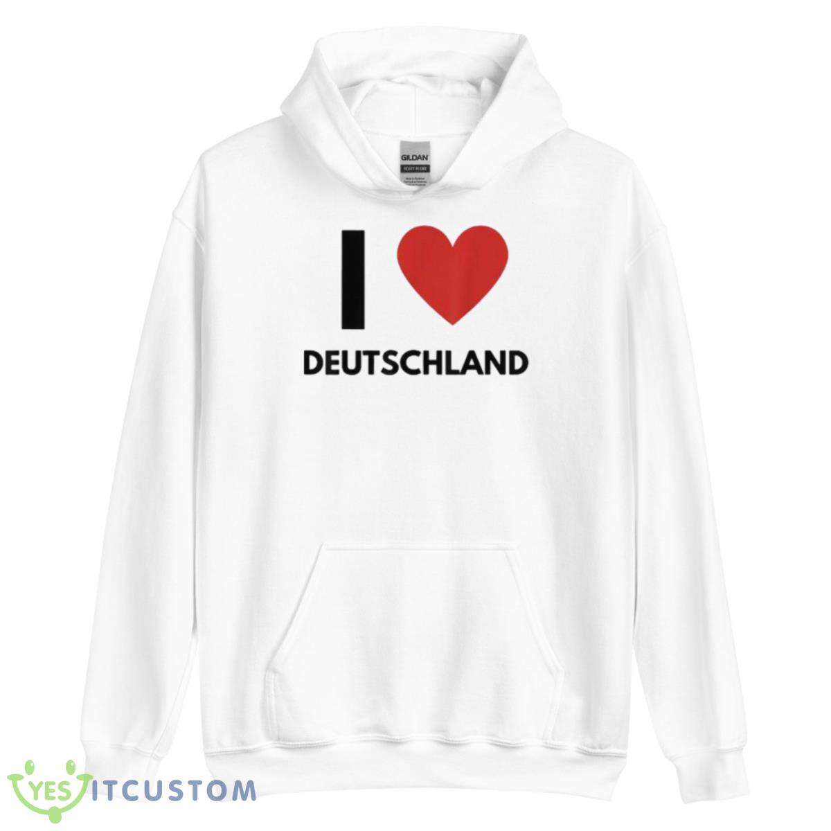 I Love Deutschland Fan Ich Liebe Germany Shirt 11 I Love Deutschland Fan Ich Liebe Germany Shirt - Unisex Heavy Blend Hooded Sweatshirt