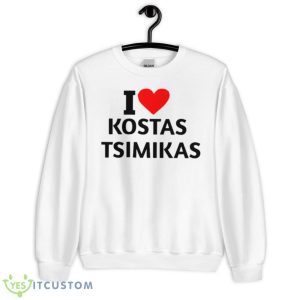 I Love Kostas Tsimikas Shirt - Unisex Heavy Blend Crewneck Sweatshirt