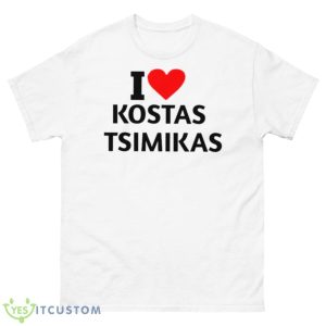 I Love Kostas Tsimikas Shirt - 500 Men’s Classic Tee Gildan
