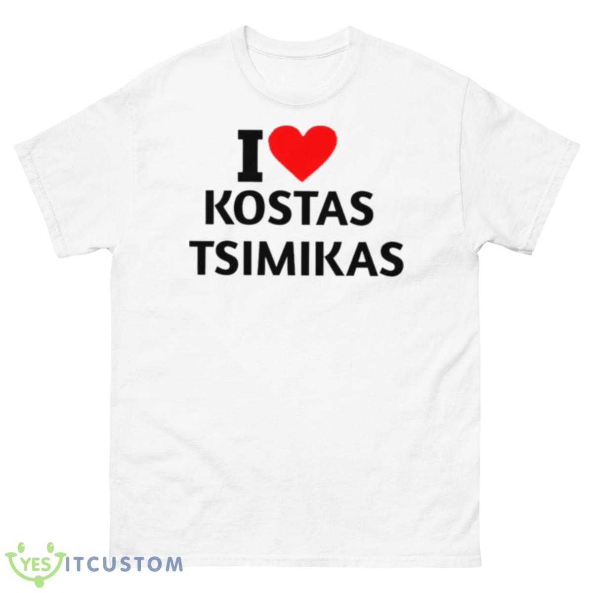 I Love Kostas Tsimikas Shirt 10 I Love Kostas Tsimikas Shirt - 500 Men’s Classic Tee Gildan