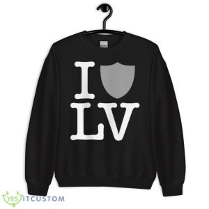 I Love LV Raider Shirt 8 I Love LV Raider Shirt - Unisex Crewneck Sweatshirt