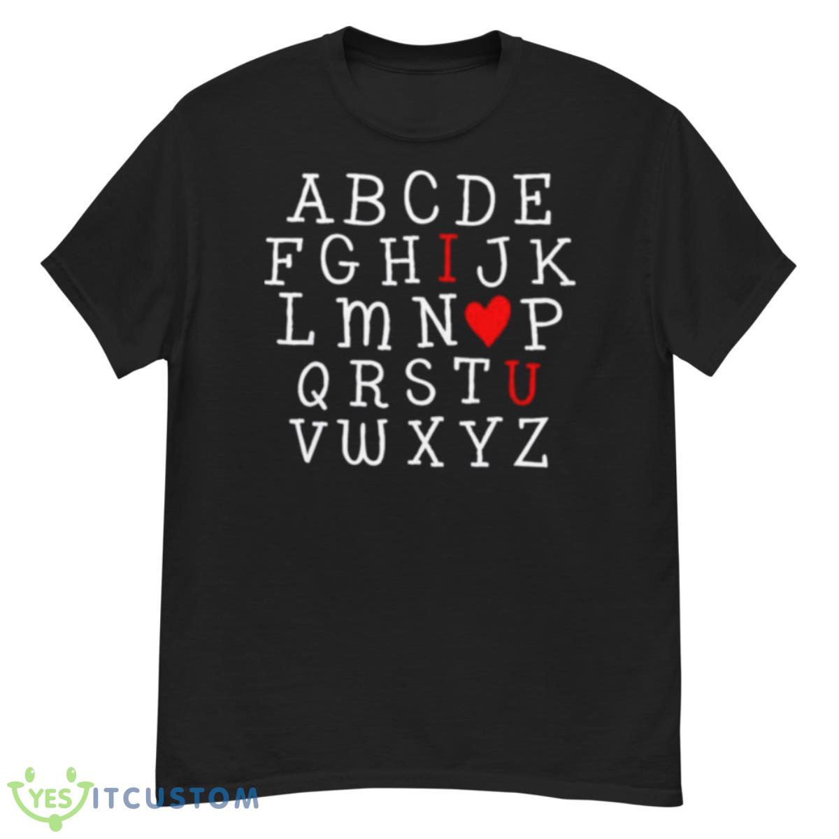 I Love You Valentines Day AlphabeShirt 12 I Love You Valentines Day AlphabeShirt - G500 Men’s Classic T-Shirt
