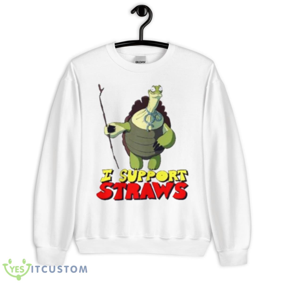 I Support Straws Shirt 2 I Support Straws Shirt - Unisex Heavy Blend Crewneck Sweatshirt