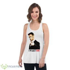 I Want You Rocco Siffredi Shirt - Women's Flowy Racerback Tank