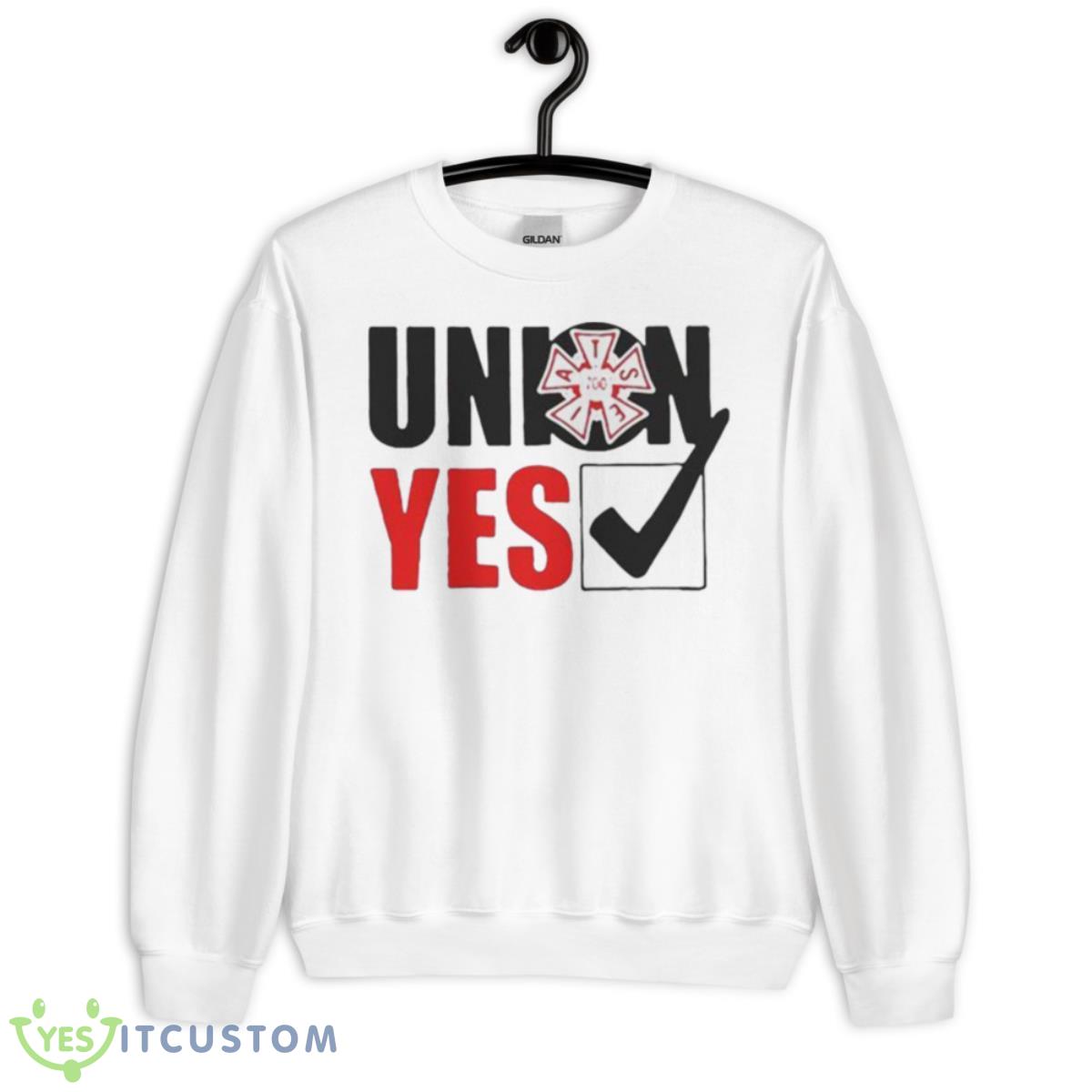 IATSE Local 700 Union Yes Shirt 11 IATSE Local 700 Union Yes Shirt - Unisex Heavy Blend Crewneck Sweatshirt