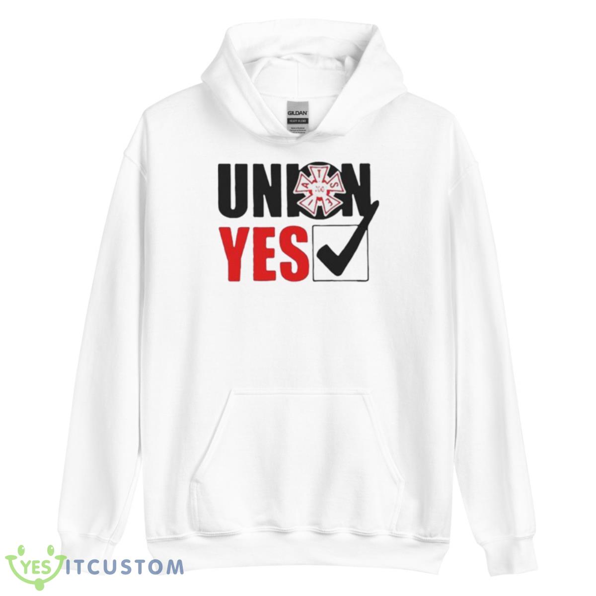 IATSE Local 700 Union Yes Shirt 3 IATSE Local 700 Union Yes Shirt - Unisex Heavy Blend Hooded Sweatshirt
