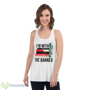 I’m With The Banned Vintage Shirt - Women's Flowy Racerback Tank