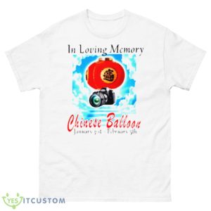 In Loving Memory Chinese Balloon Shirt - 500 Men’s Classic Tee Gildan