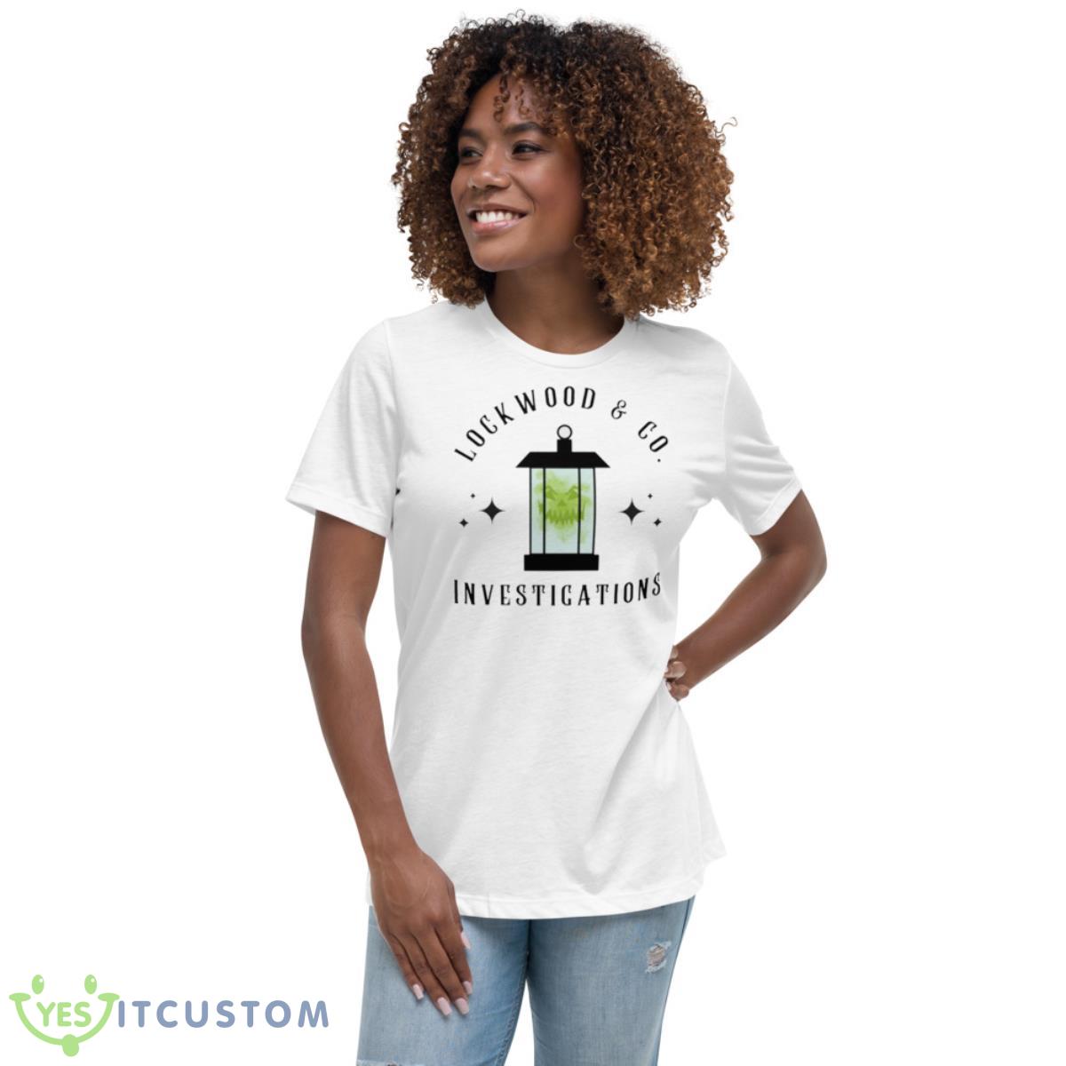Investigations Lockwood And Co Lamp Shirt 5 Investigations Lockwood And Co Lamp Shirt - Women's Relaxed Short Sleeve Jersey Tee