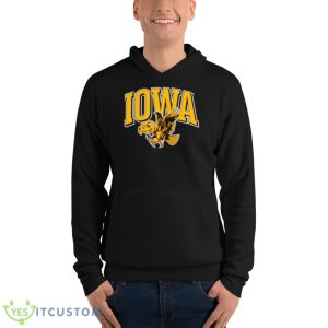 Iowa Herky The Hawk Shirt 9 Iowa Herky The Hawk Shirt - Unisex Fleece Pullover Hoodie