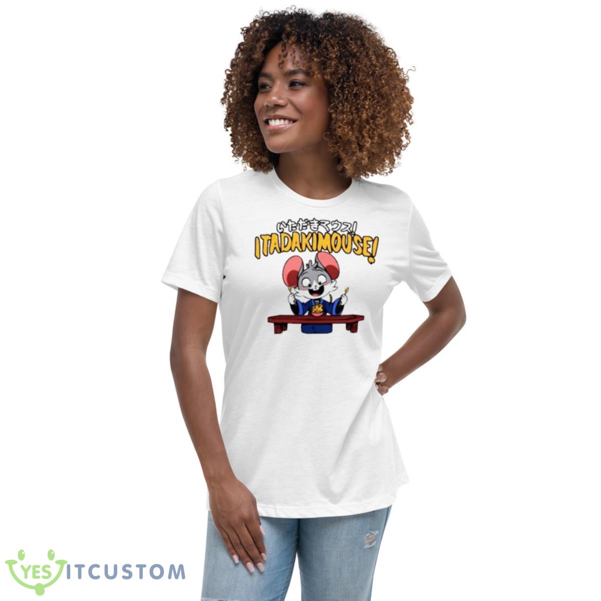 Itadakimouse Shirt 5 Itadakimouse Shirt - Women's Relaxed Short Sleeve Jersey Tee