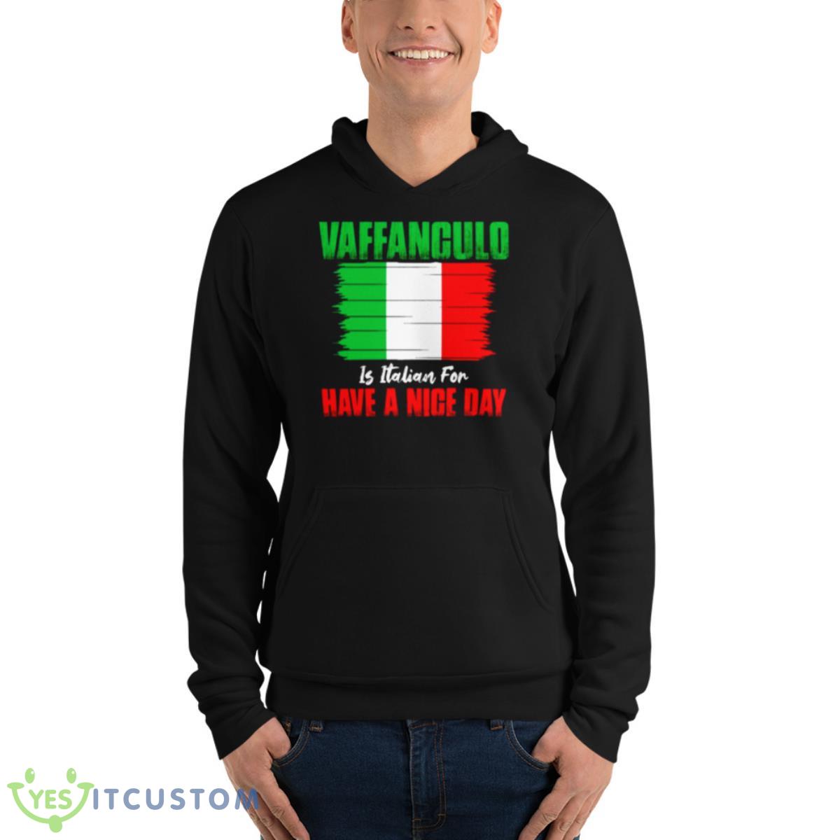 Italia Flag Art Vaffanculo Shirt 4 Italia Flag Art Vaffanculo Shirt - Unisex Fleece Pullover Hoodie