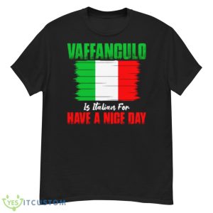 Italia Flag Art Vaffanculo Shirt - G500 Men’s Classic T-Shirt