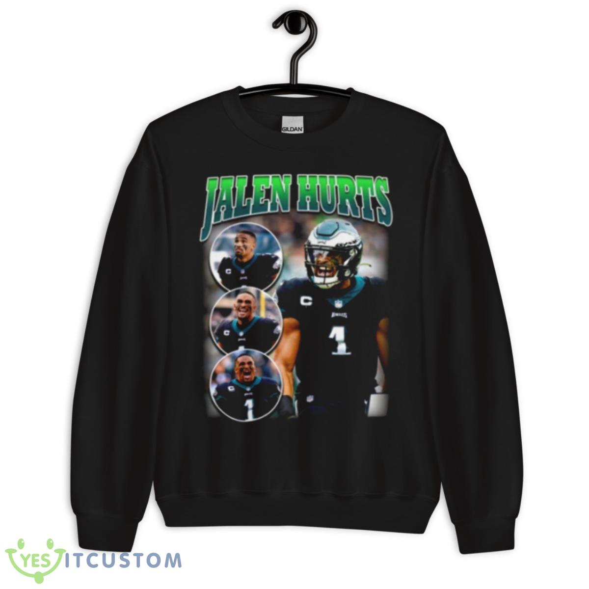 Jalen Hurts Bootleg Tee Vintage Shirt 3 Jalen Hurts Bootleg Tee Vintage Shirt - Unisex Crewneck Sweatshirt